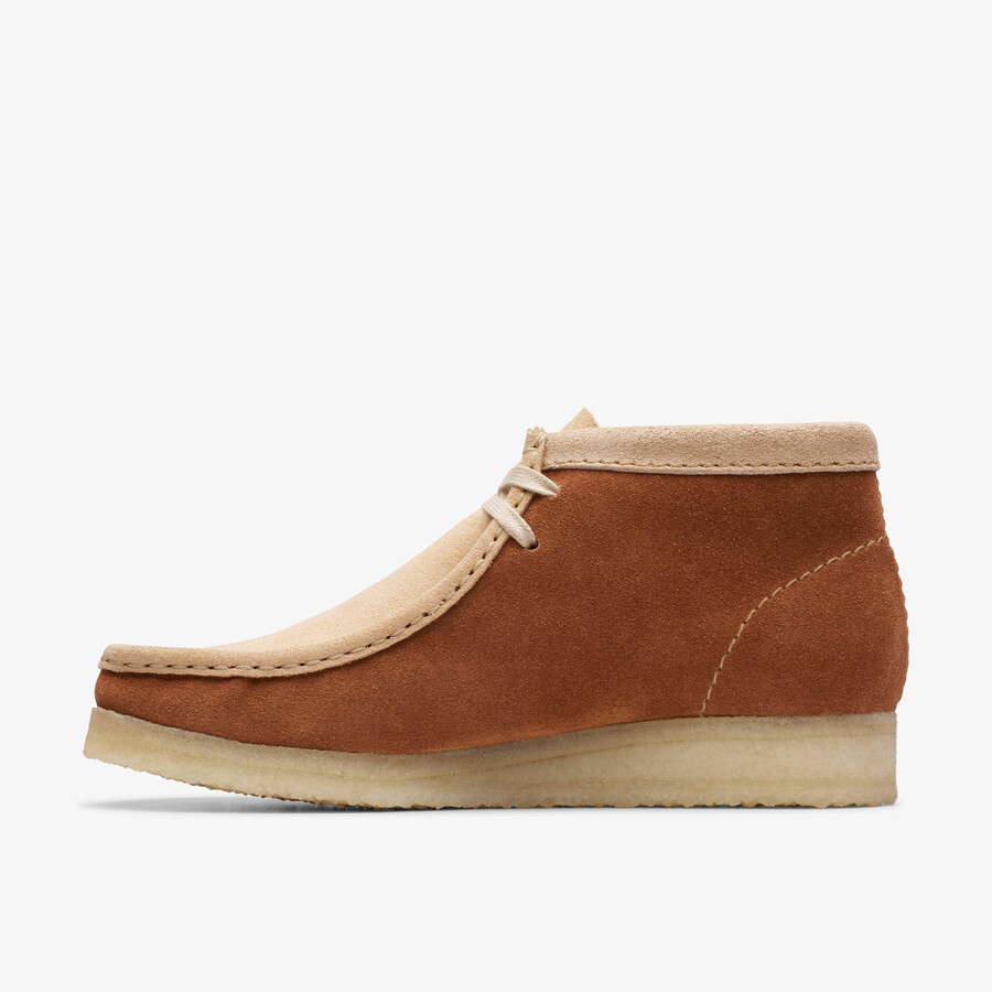 buty wallabee – połączenie koloru brązowego